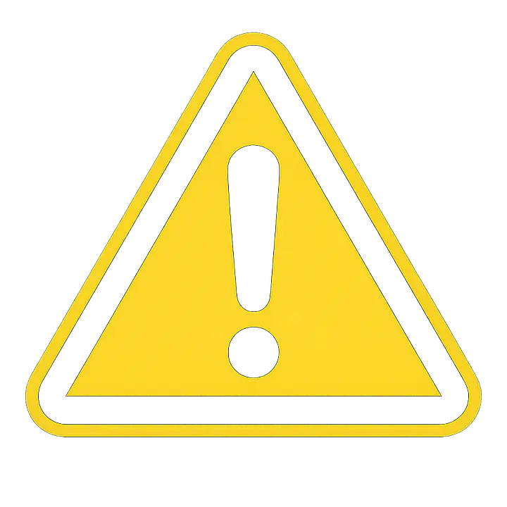 General Warning Sign – Warning Sticker for Vehicles - Master