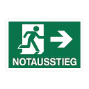 Notausstieg Hinweisaufkleber für Fahrzeuge - Master