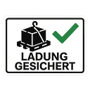 Ladung gesichert – Hinweisaufkleber für Fahrzeuge - Master