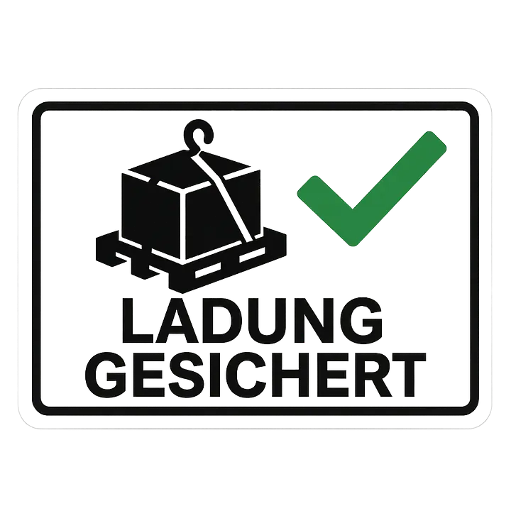 Load Secured – Vehicle Safety Sticker - Master