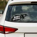 Rocket Baby on Board Sticker - Master