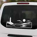 Küstenklippen Autoaufkleber - Master