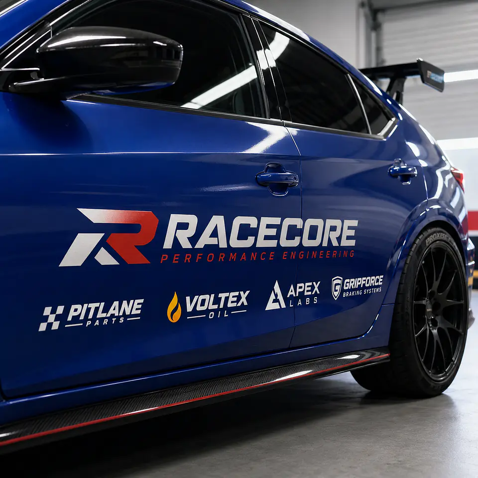Custom Sponsor Logo as Car Sticker – Upload Your Own Logo primary image