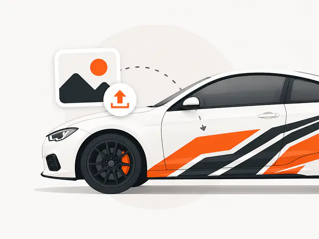 Eigene Datei als Autoaufkleber