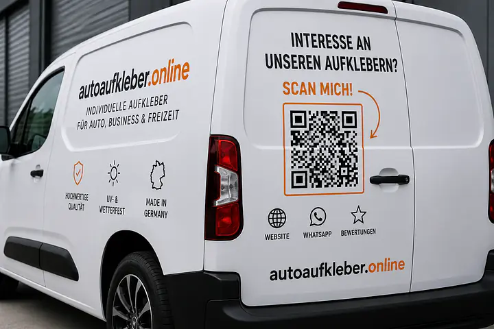 QR Code Vehicle Sticker - Master