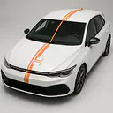 Bold Triple Auto Racing Streifen Set – mittig für Motorhaube, Dach, Heck - Master