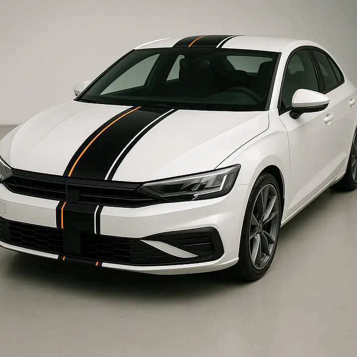 Triple Track Auto Racing Stripe Set – Hood to Rear - Master