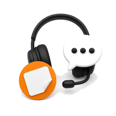 Icon for contacting support