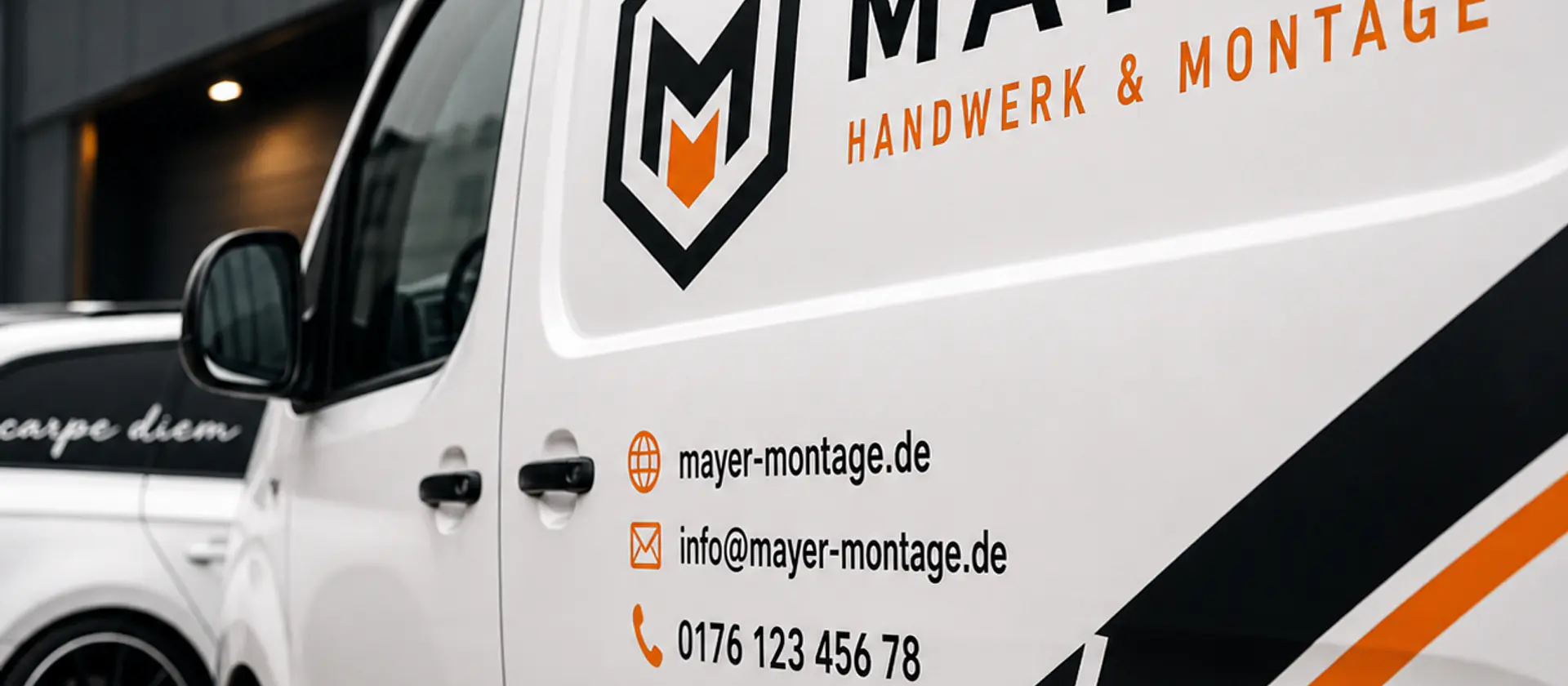 Motiv mit Bild & Text