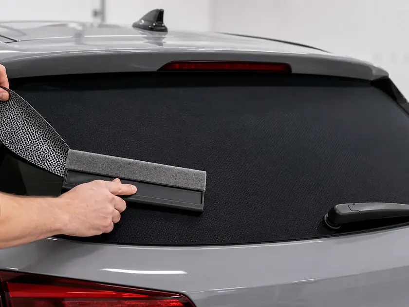 perforated rear window film