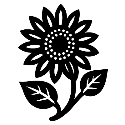 Sonnenblume Bold Autoaufkleber primary image