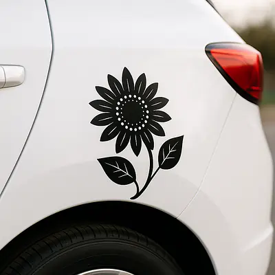 Sonnenblume Bold Autoaufkleber secondary image