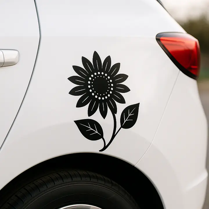 Sonnenblume Bold Autoaufkleber - Master