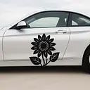 Sonnenblume Bold Autoaufkleber - Master