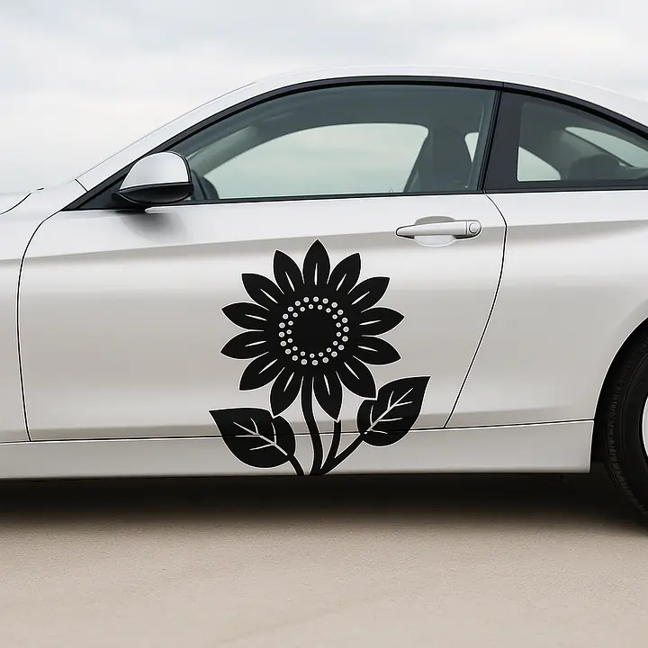 Sonnenblume Bold Autoaufkleber - Master