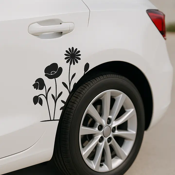 Wildflower Meadow Car Sticker - Master