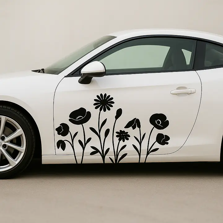 Wildflower Meadow Car Sticker - Master
