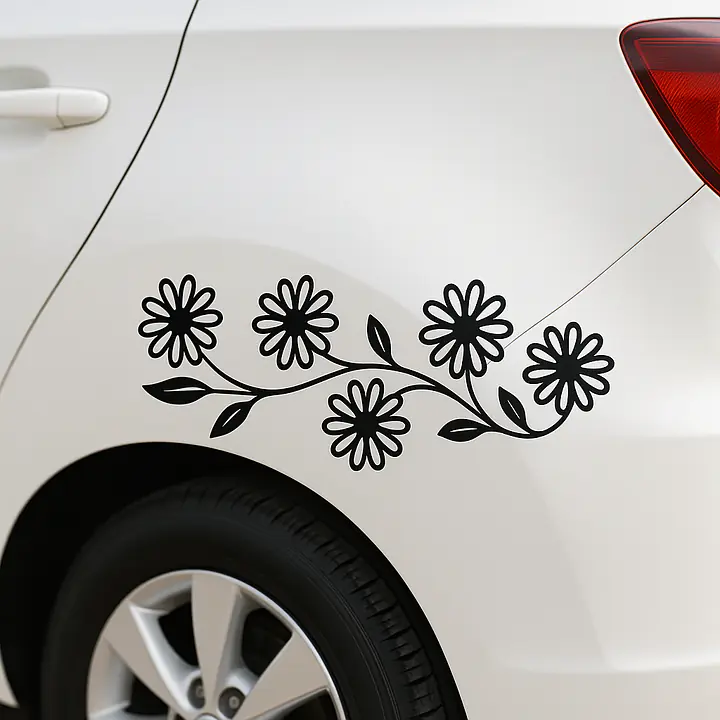 Margeritenkette Autoaufkleber - Master