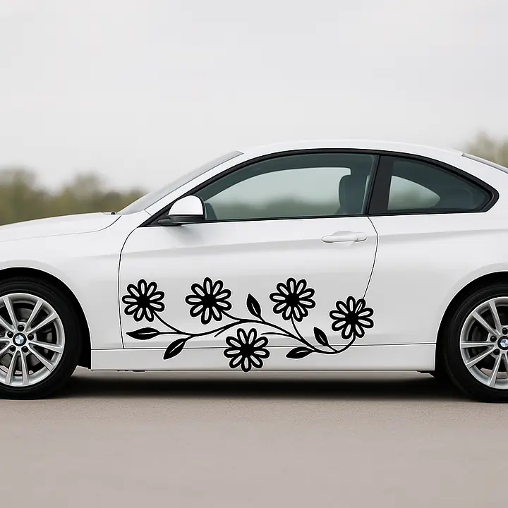 Margeritenkette Autoaufkleber - Master