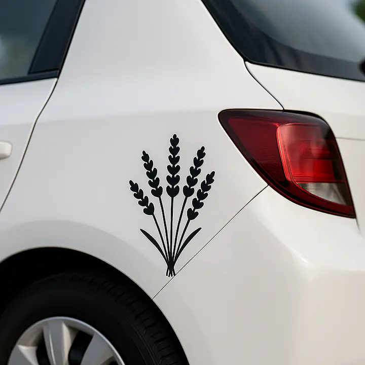 Lavendelzweige Autoaufkleber - Master