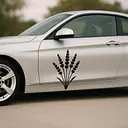 Lavendelzweige Autoaufkleber - Master