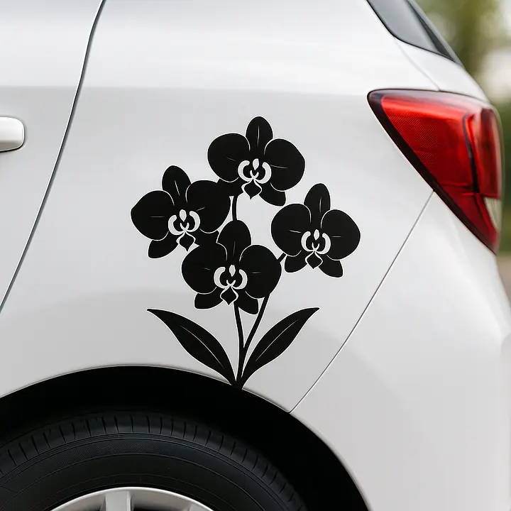 Orchideen Elegance Autoaufkleber - Master