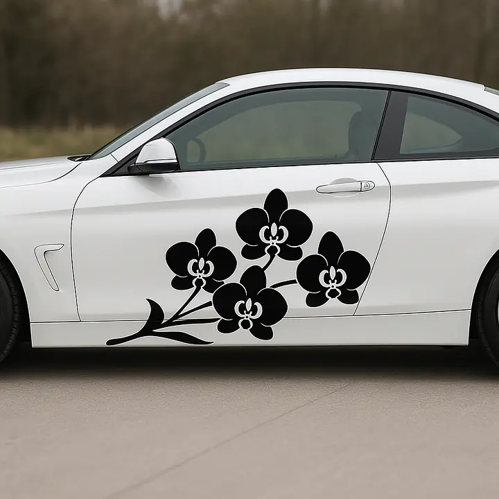 Orchideen Elegance Autoaufkleber - Master