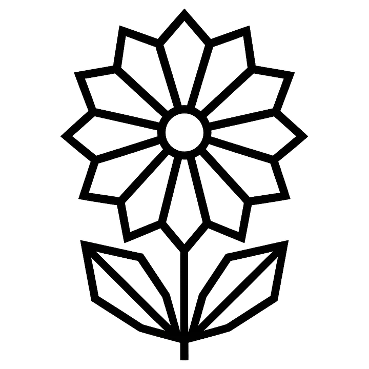 Geometric Bloom Autoaufkleber - Master