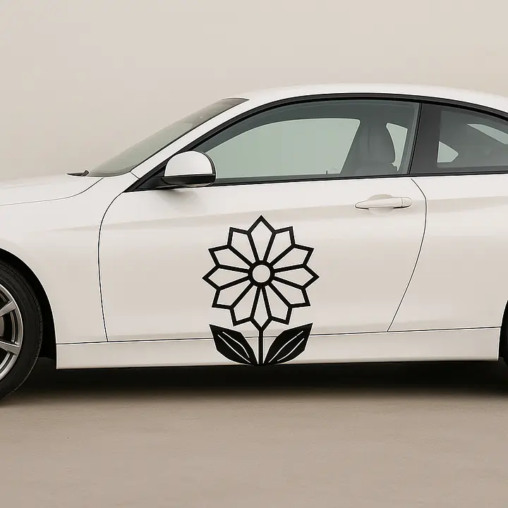 Geometric Bloom Autoaufkleber - Master