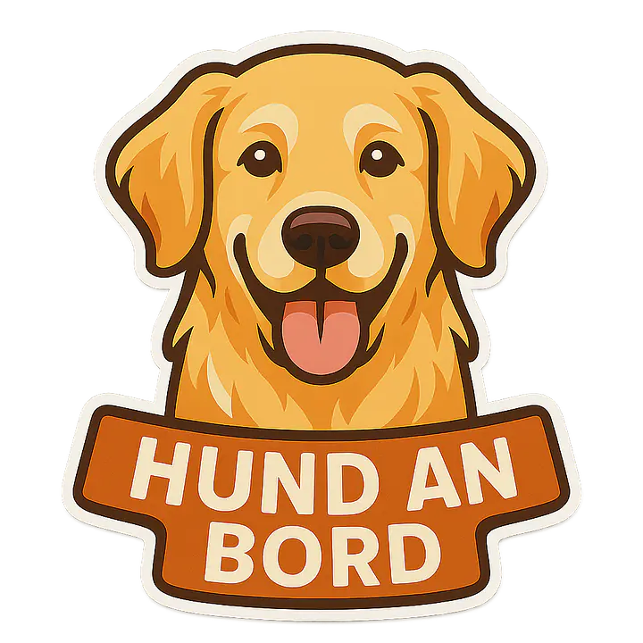 Golden Retriever DOG ON BOARD Animal Sticker - Master