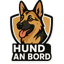 Schäferhund HUND AN BORD Autoaufkleber – vollfarbig, konturgeschnitten - Master