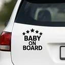 Sterne Baby on Board Aufkleber - Master