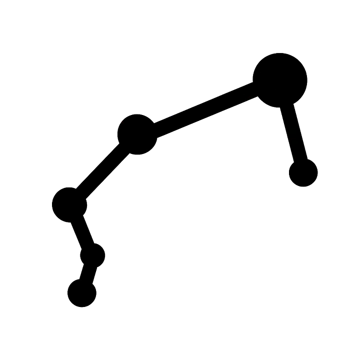 Widder Constellation Sternzeichen Aufkleber - Master