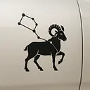 Widder Constellation Sternzeichen Aufkleber - Master