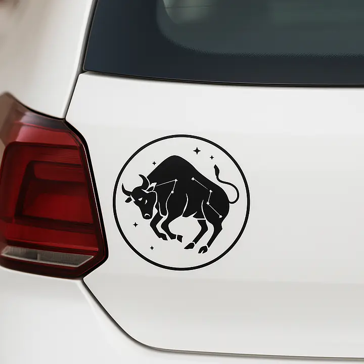 Stier Constellation Sternzeichen Aufkleber - Master