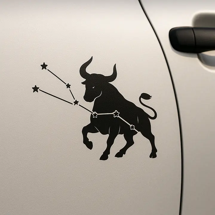 Stier Constellation Sternzeichen Aufkleber - Master