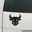 Taurus Illustrative Emblem Zodiac Sticker - Master