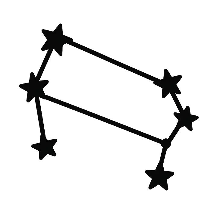 Zwillinge Constellation Sternzeichen Aufkleber - Master