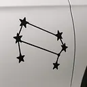 Gemini Constellation Zodiac Sticker - Master