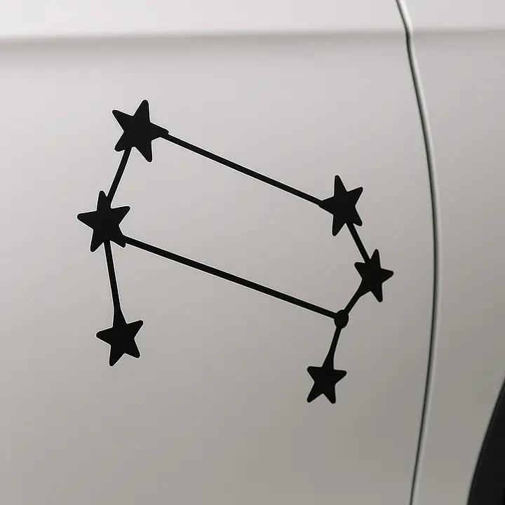 Zwillinge Constellation Sternzeichen Aufkleber - Master