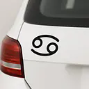 Cancer Minimal Symbol Zodiac Sticker - Master