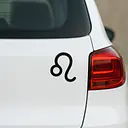 Leo Minimal Symbol Zodiac Sticker - Master