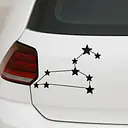 Leo Constellation Zodiac Sticker - Master