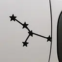 Cancer Constellation Zodiac Sticker - Master
