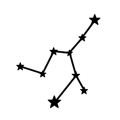 Virgo Constellation Zodiac Sticker primary image