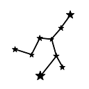 Virgo Constellation Zodiac Sticker - Master