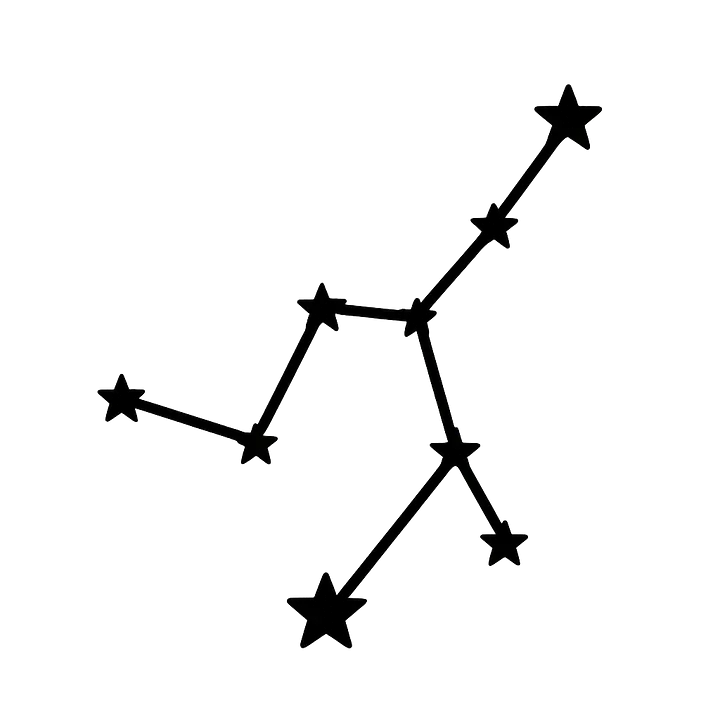 Virgo Constellation Zodiac Sticker - Master
