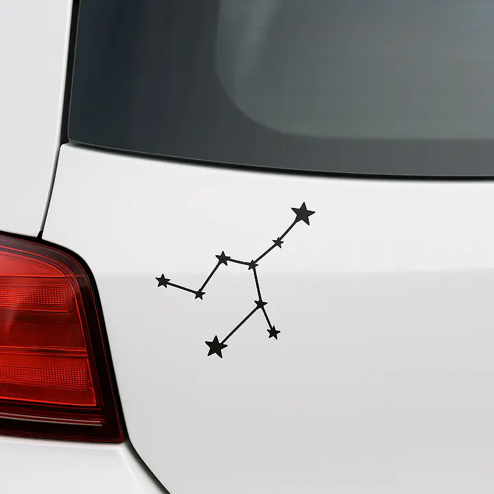 Virgo Constellation Zodiac Sticker - Master