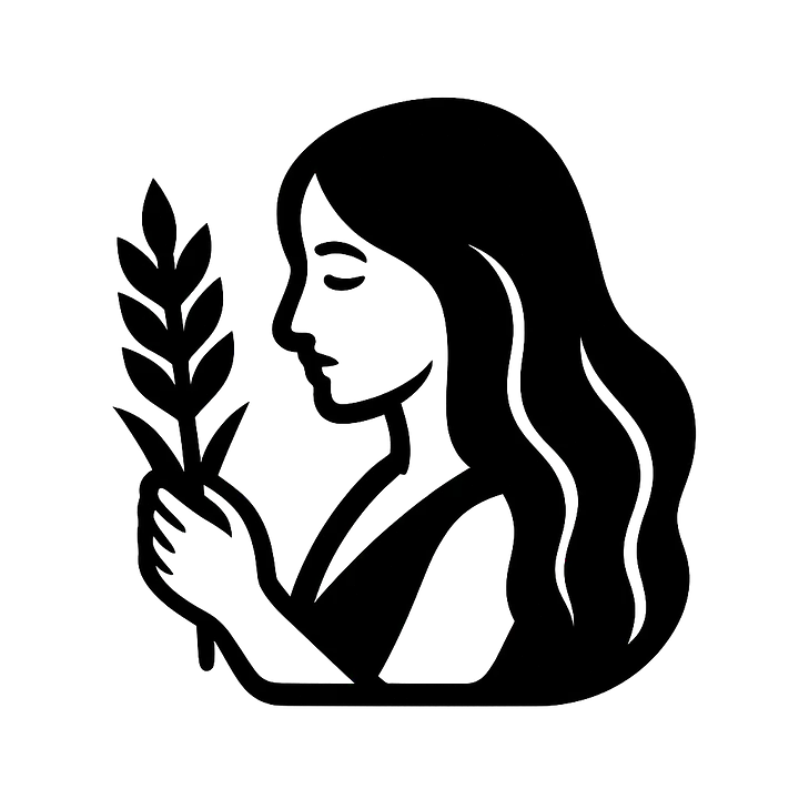 Jungfrau Illustrative Emblem Sternzeichen Aufkleber - Master