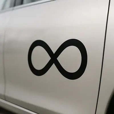 Infinity Loop Symbol Autoaufkleber secondary image
